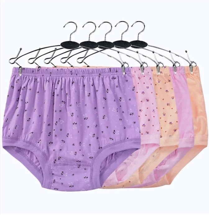 Luna Cotton Plus Size High Waist Briefs Product Image 03