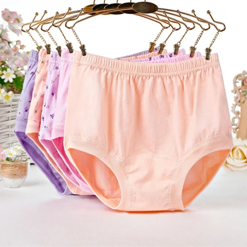 Luna Cotton Plus Size High Waist Briefs Product Image 04