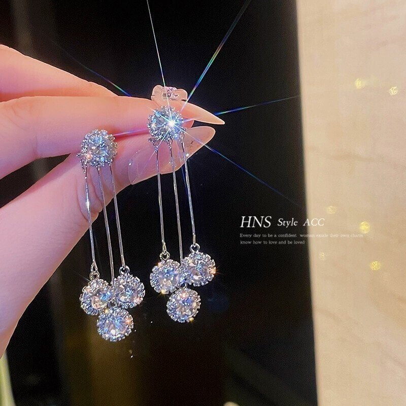 Lustre Bloom Zirconia Plated Earrings Product Image 01