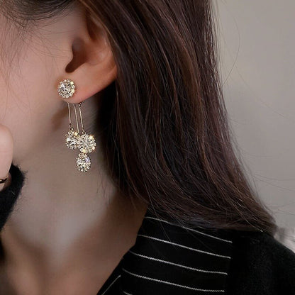 Lustre Bloom Zirconia Plated Earrings Product Image 04