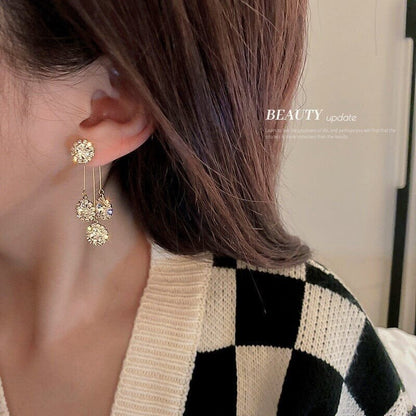 Lustre Bloom Zirconia Plated Earrings Product Image 05