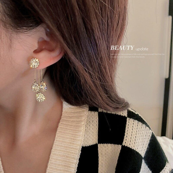 Lustre Bloom Zirconia Plated Earrings Product Image 05