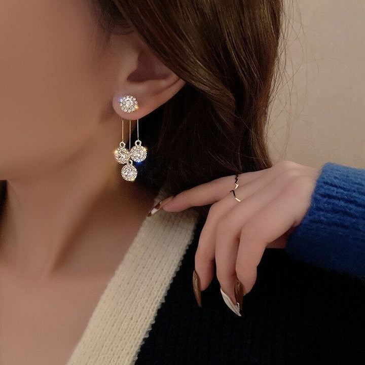 Lustre Bloom Zirconia Plated Earrings Product Image 06