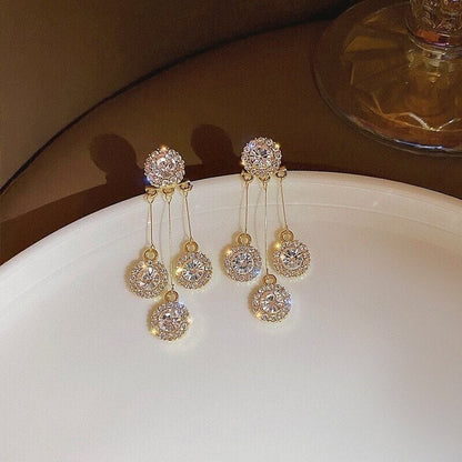 Lustre Bloom Zirconia Plated Earrings Product Image 07