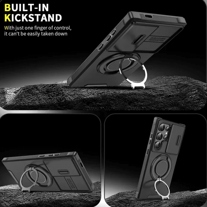 Magnetic Grip Ring Stand Samsung Case Product Image 03