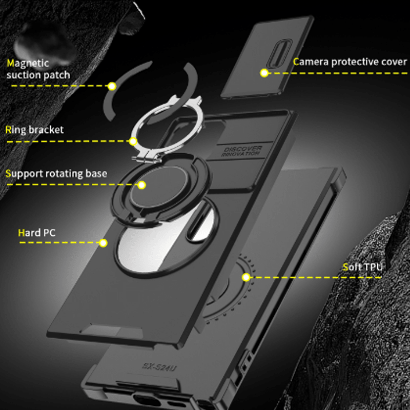 Magnetic Grip Ring Stand Samsung Case Product Image 05