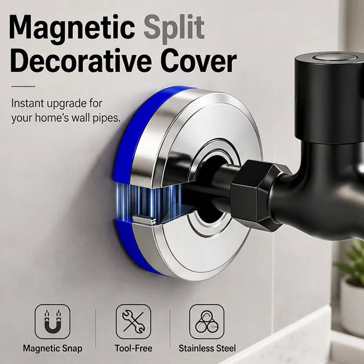Magnetic Pipe Cover Wall Faucet Product Image 02