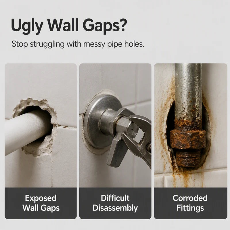Magnetic Pipe Cover Wall Faucet Product Image 03