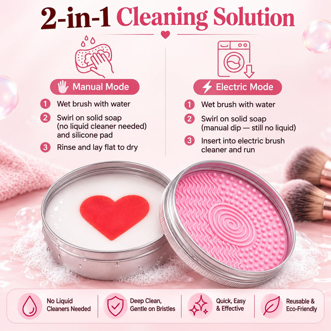 Makeup Brush Cleaning Soap Silicone Scrubber Product Image 04