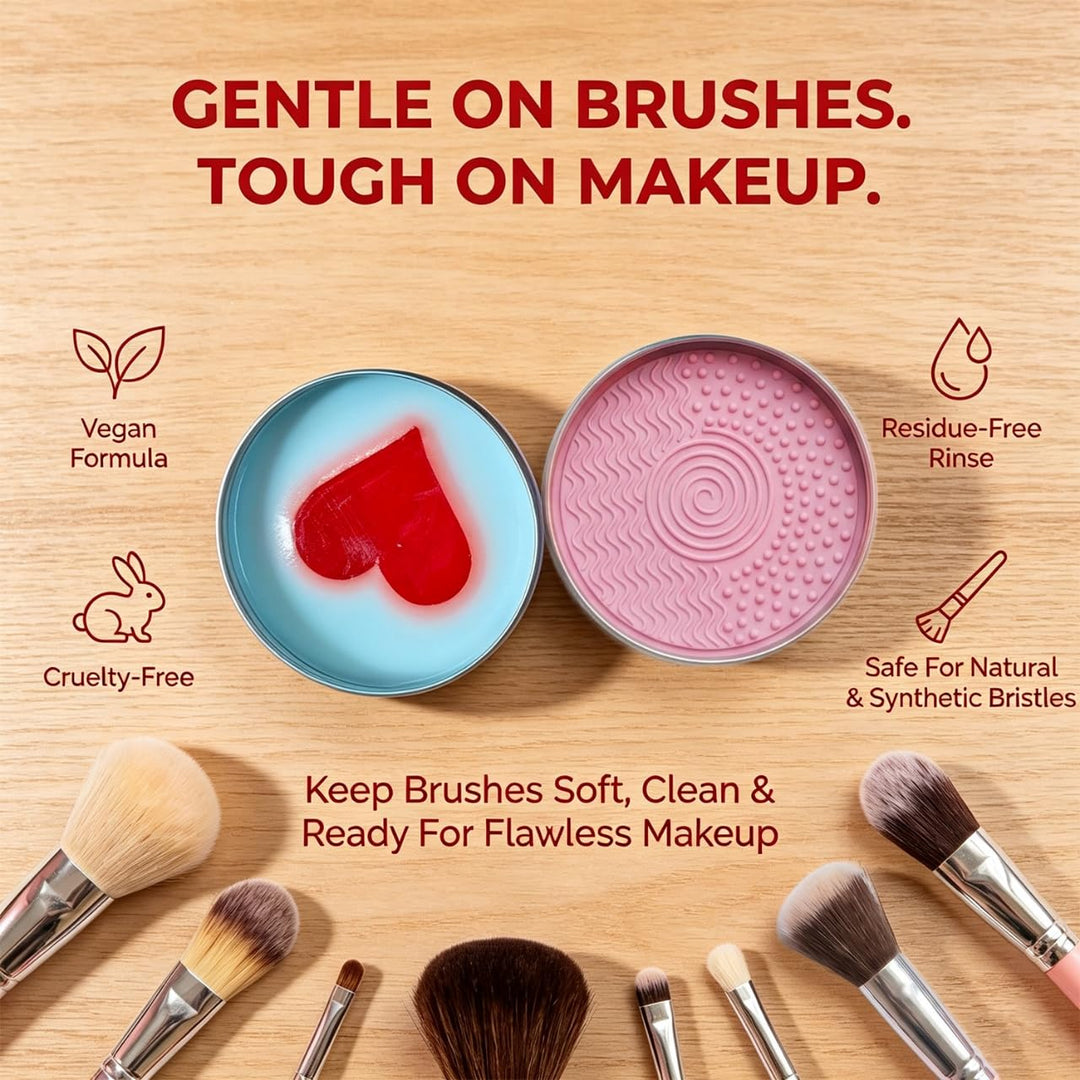 Makeup Brush Cleaning Soap Silicone Scrubber Product Image 05