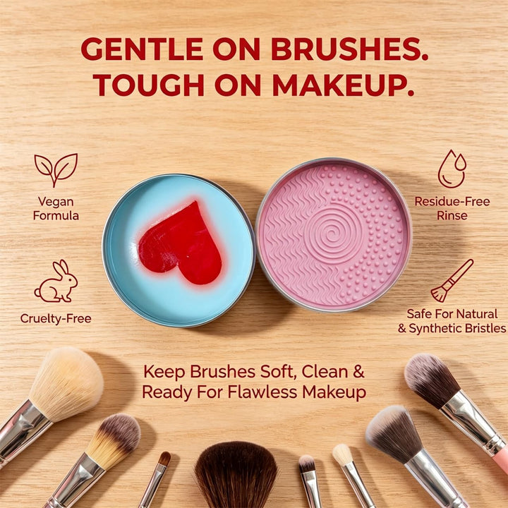 Makeup Brush Cleaning Soap Silicone Scrubber Product Image 05