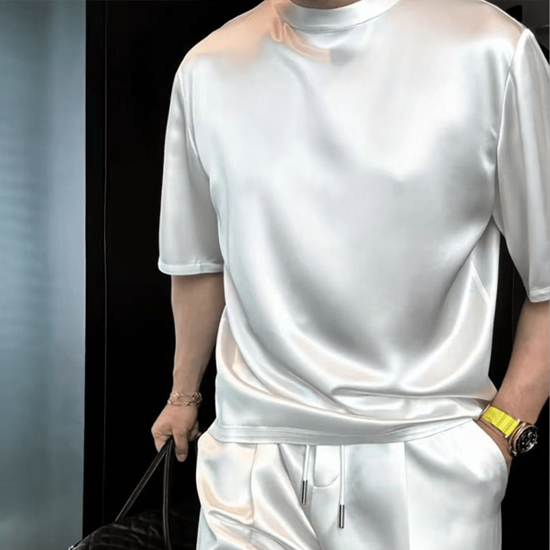 Marlow Mens Mercerized Cotton Top Shorts Set Product Image 09