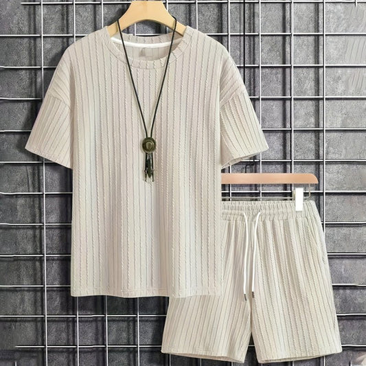 Mason Textured Cotton Two Piece Summer Set Product Image 01