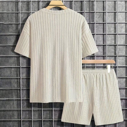 Mason Textured Cotton Two Piece Summer Set Product Image 04