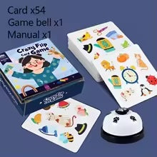 Bell-included set with 54 picture cards and an instruction manual