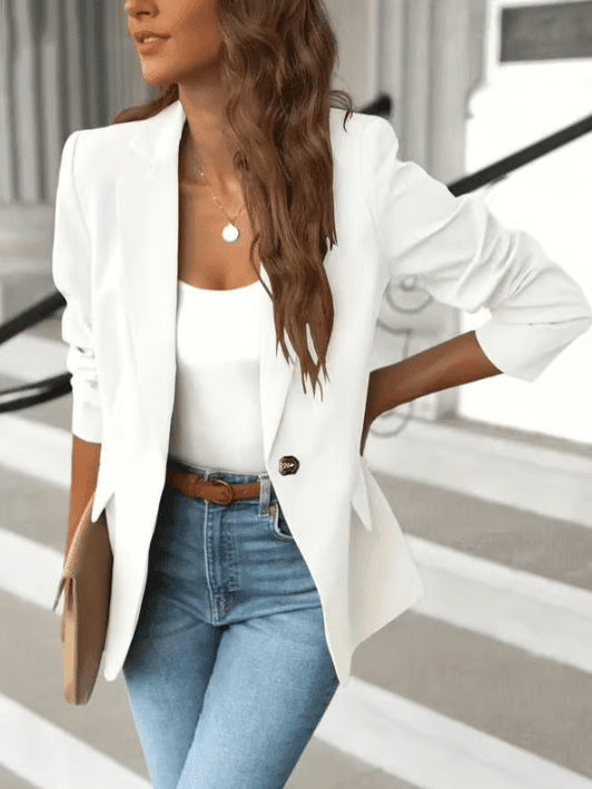 Maven Tailored Womens Stretch Office Blazer Product Image 01