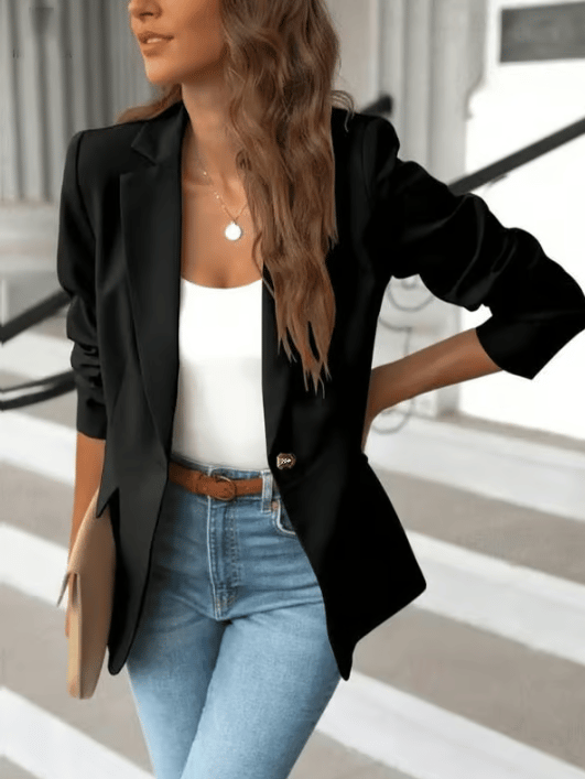 Maven Tailored Womens Stretch Office Blazer Product Image 02