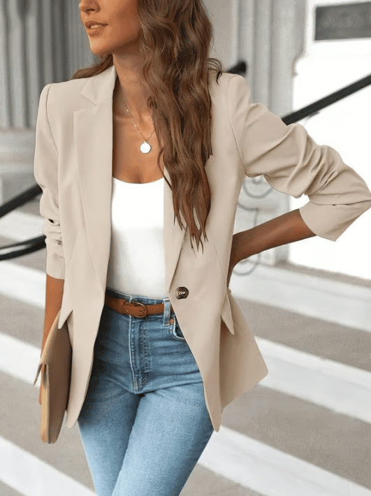 Maven Tailored Womens Stretch Office Blazer Product Image 03