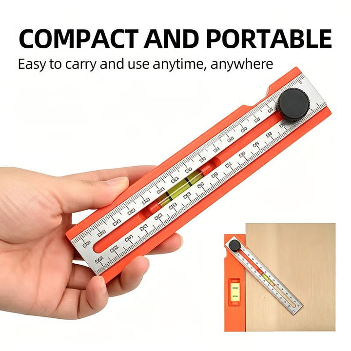 Measuremate Folding Aluminum Level Ruler Product Image 01