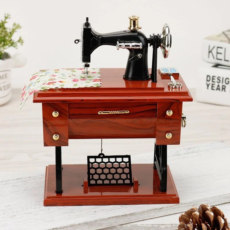 Mechanical Sewing Keepsake Music Box Product Image 03