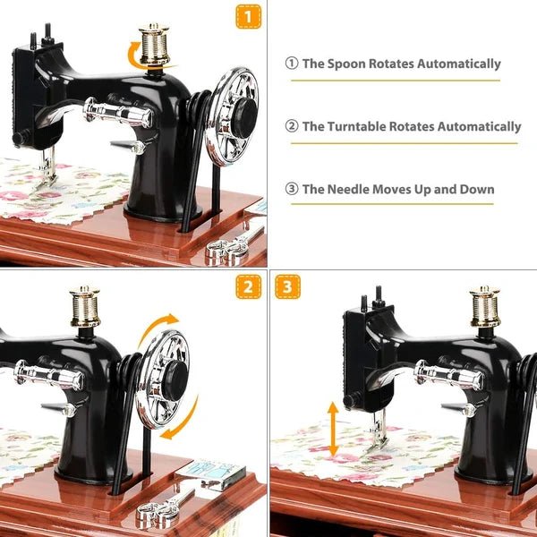 Mechanical Sewing Keepsake Music Box Product Image 08