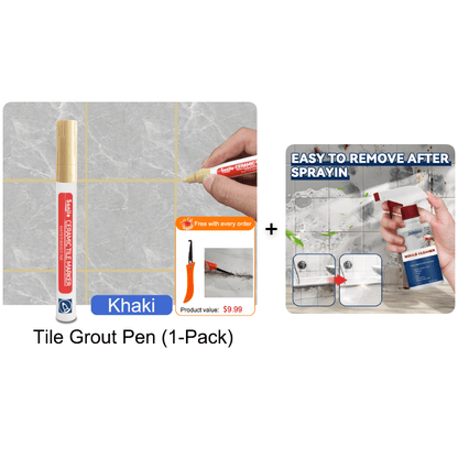 Mendline Grout Refresh Pen Waterproof Tile Touch Up Product Image 16