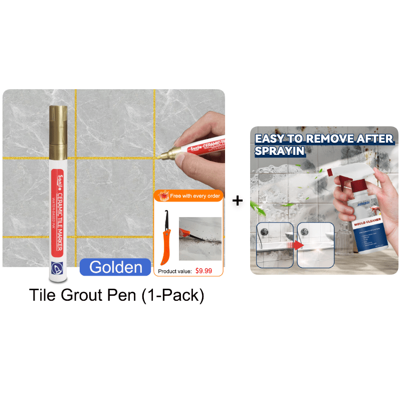 Mendline Grout Refresh Pen Waterproof Tile Touch Up Product Image 23