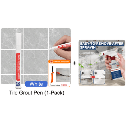 Mendline Grout Refresh Pen Waterproof Tile Touch Up Product Image 24