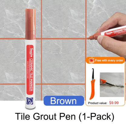 Mendline Grout Refresh Pen Waterproof Tile Touch Up Product Image 26