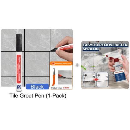 Mendline Grout Refresh Pen Waterproof Tile Touch Up Product Image 30