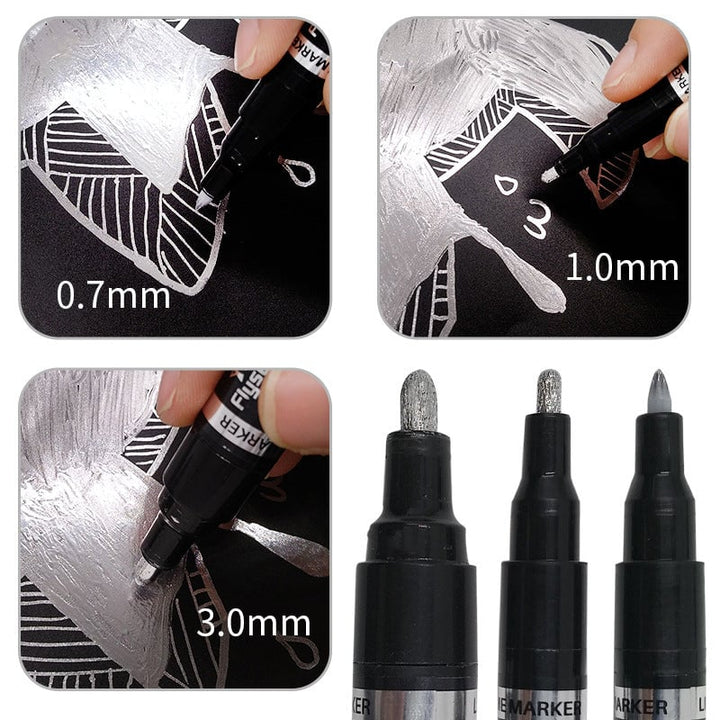 Metallic Shine Marker Pen Reflective Ink Product Image 06