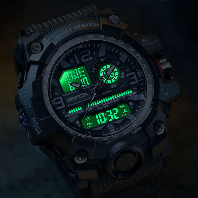 Metrosport Mens Water Resistant Luminous Watch Product Image 04