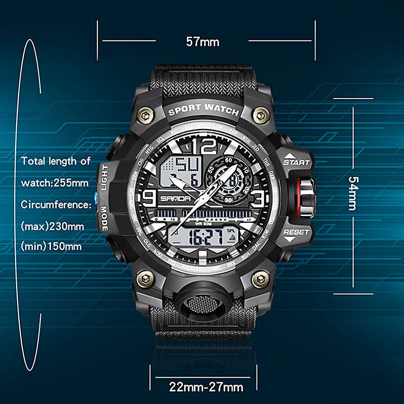 Metrosport Mens Water Resistant Luminous Watch Product Image 08