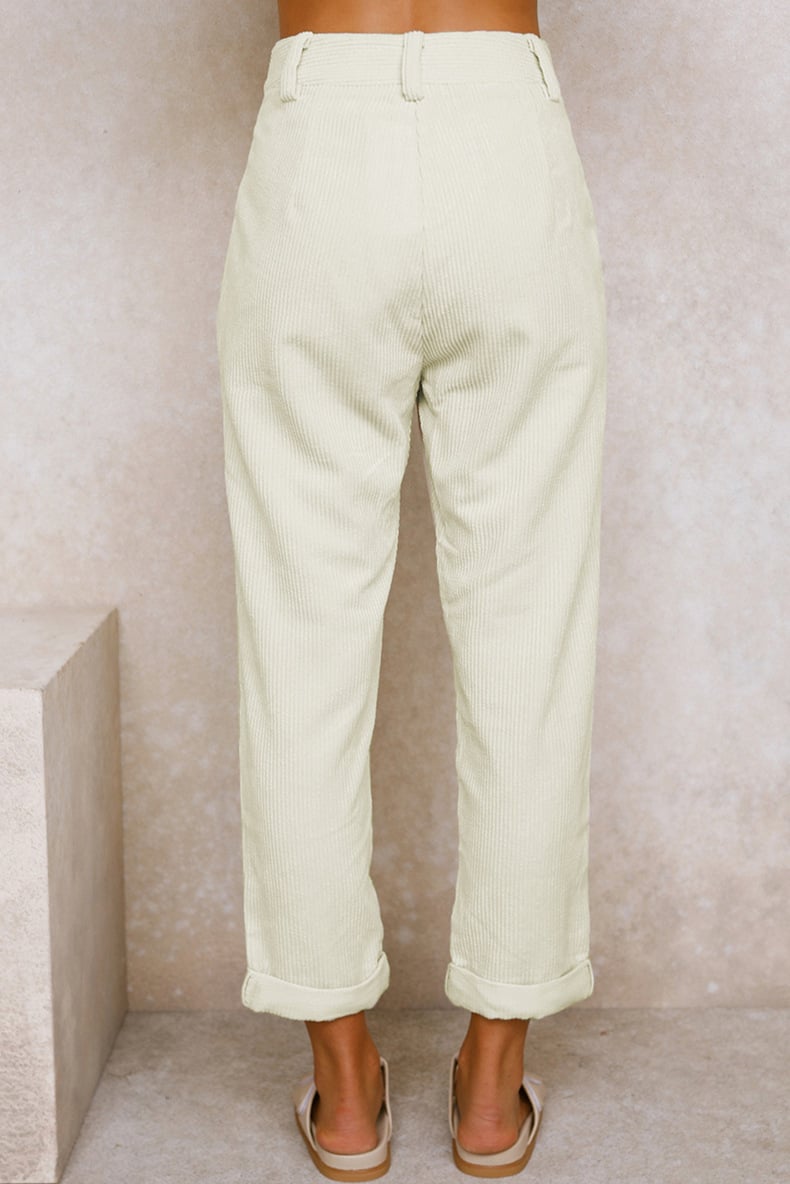 Mid Rise Cotton Corduroy Pants Product Image 06