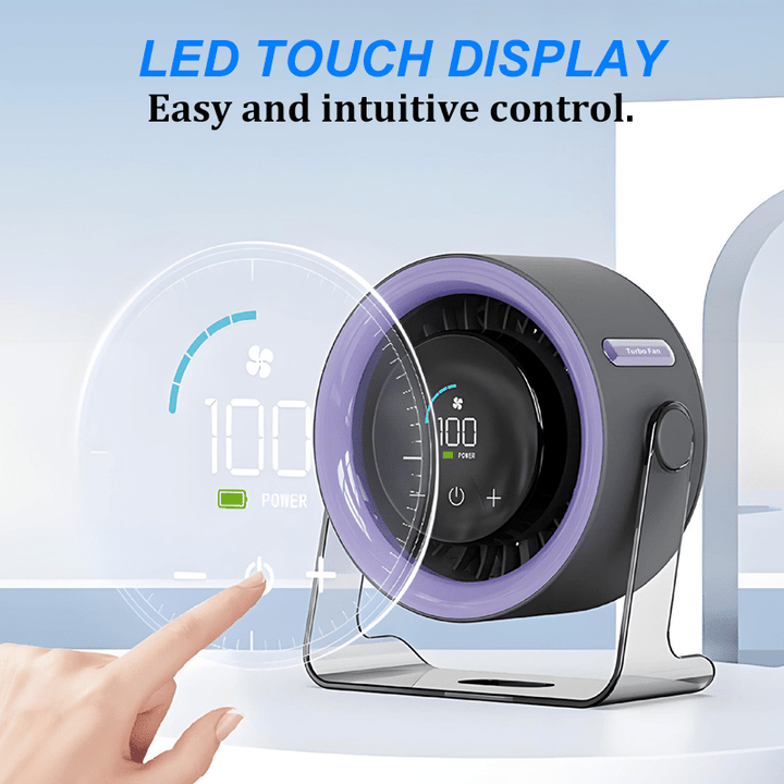 Mira 100 Speed Desk Fan Led Display Product Image 05