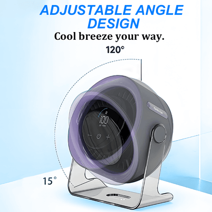 Mira 100 Speed Desk Fan Led Display Product Image 06