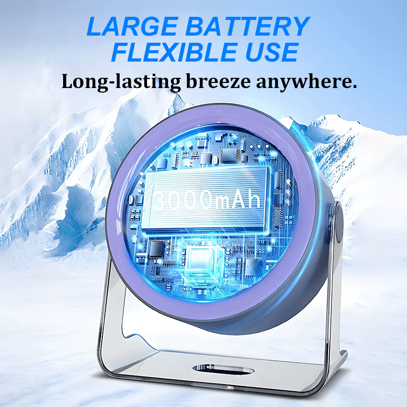 Mira 100 Speed Desk Fan Led Display Product Image 09