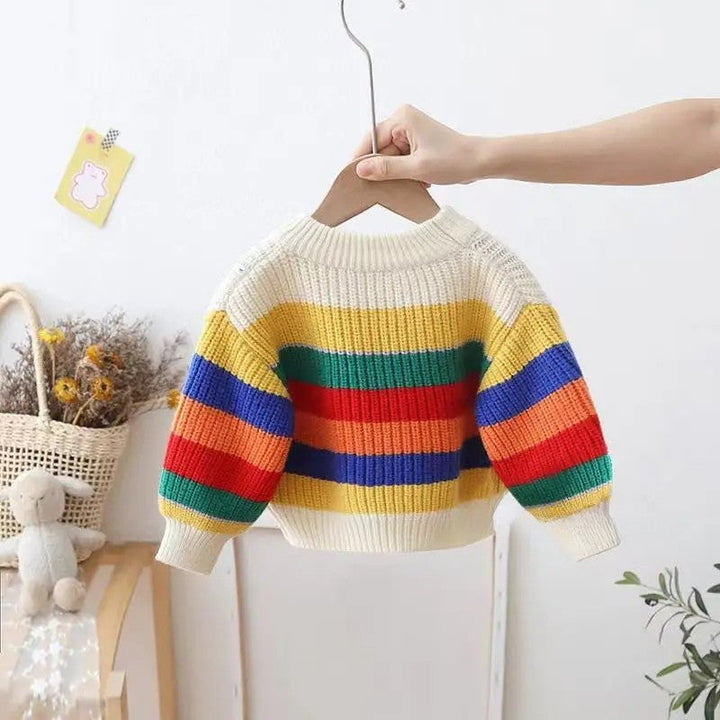 Rainbow-striped kids&