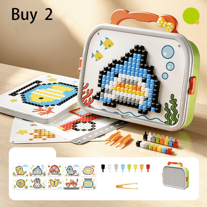 Mushroom Peg Puzzle 492 Piece 3D Builds Product Image 08