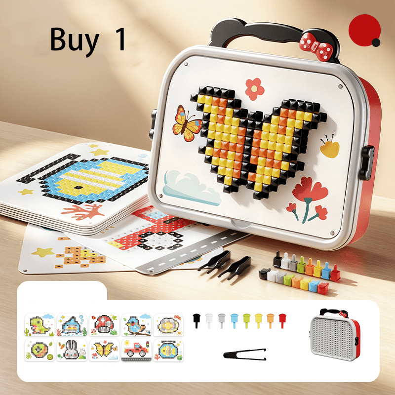 Mushroom Peg Puzzle 492 Piece 3D Builds Product Image 09
