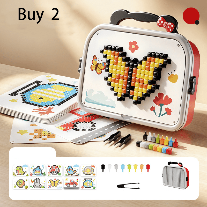 Mushroom Peg Puzzle 492 Piece 3D Builds Product Image 13