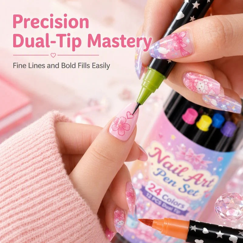 Nail Art Pen Set 24 Colors Product Image 04