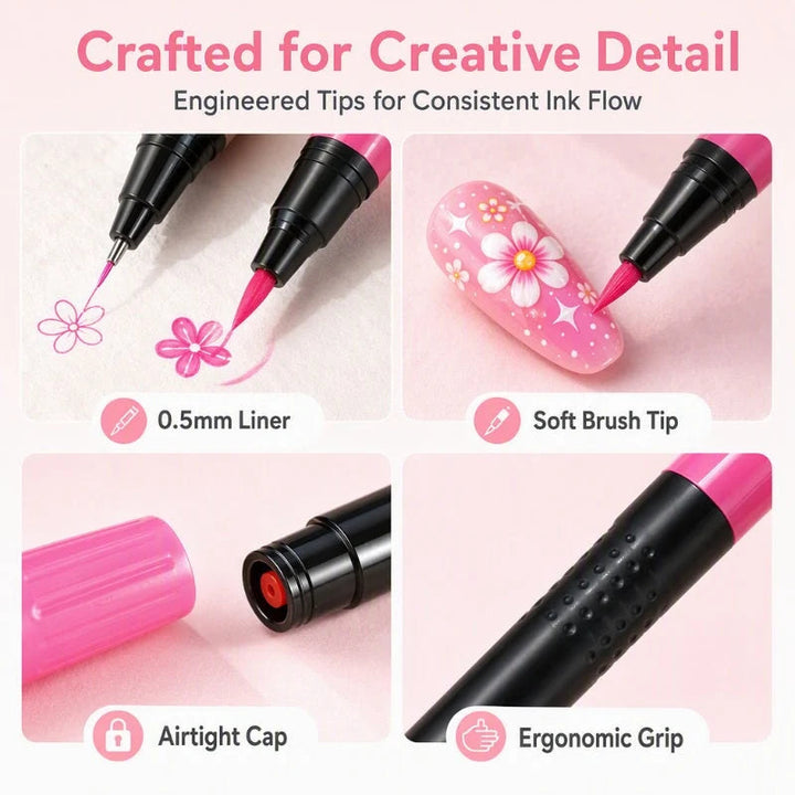 Nail Art Pen Set 24 Colors Product Image 06