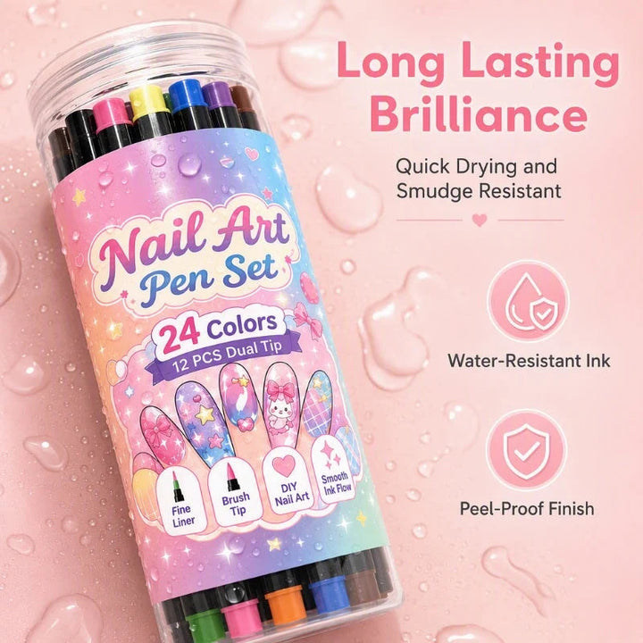Nail Art Pen Set 24 Colors Product Image 09