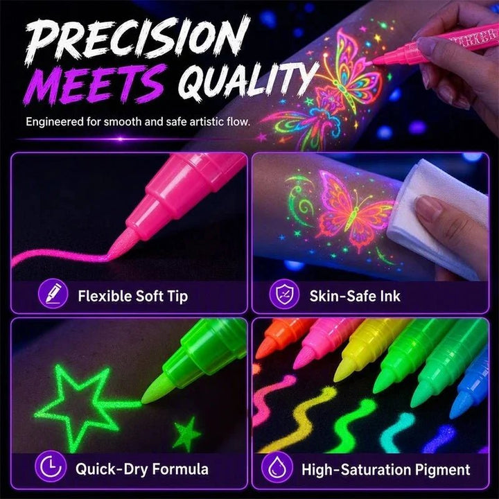 Neon Glow Tattoo Pens Product Image 03