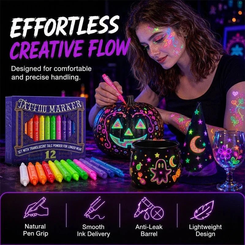Neon Glow Tattoo Pens Product Image 04