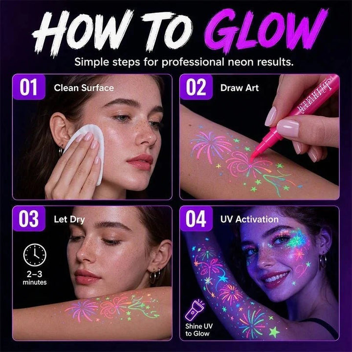 Neon Glow Tattoo Pens Product Image 07