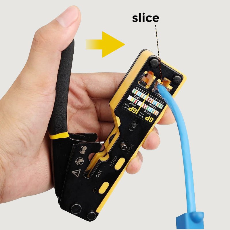 Network Cable Crimper Cut Strip Tool Product Image 05