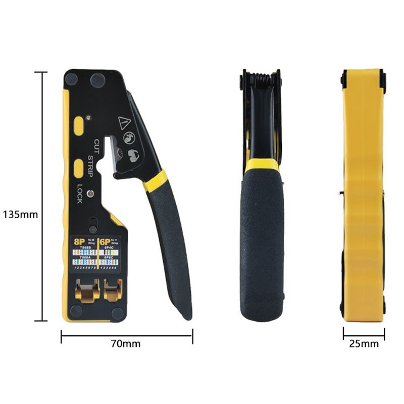 Network Cable Crimper Cut Strip Tool Product Image 09