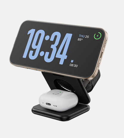Nivra 3 In 1 Magnetic Wireless Charging Stand Product Image 01